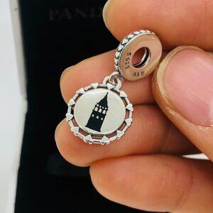 ✨🔥Pandora Istanbul Galata Tower Shaking Charm S925 Silver with box